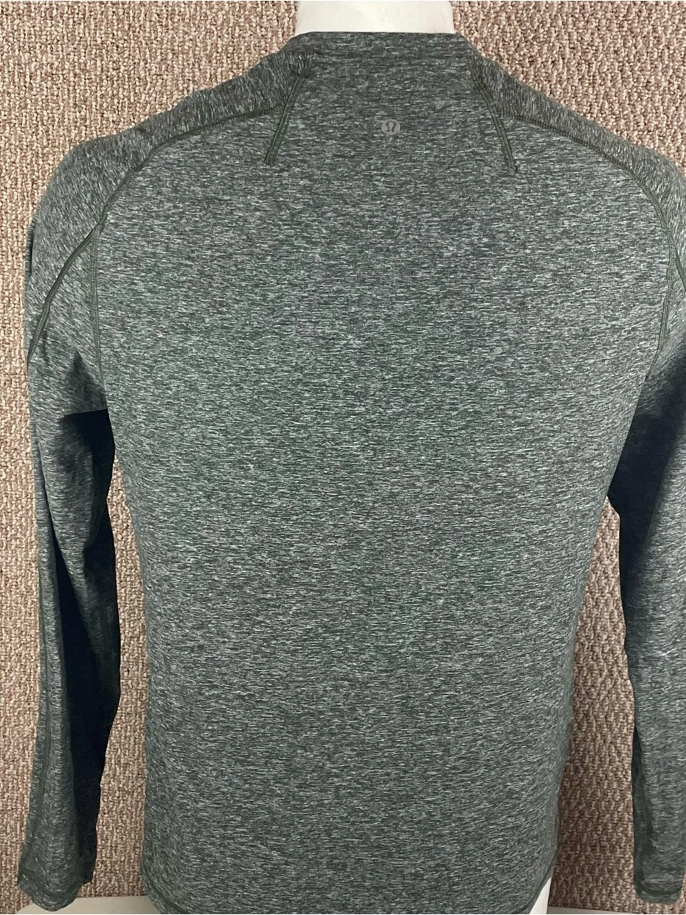 Lululemon Henley Shirt Mens Large Surge Warm Long Sleeve Cold Weather Gator Ws